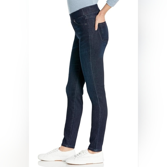 Amazon Essentials Women's Pull-On Jeggings - size 12 Regular, New Dark Wash - Picture 4 of 9